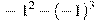 -1^2-(-1)^3