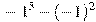 -1^5-(-1)^2
