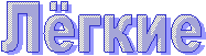 Лёгкие