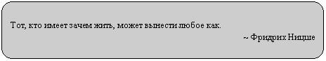 Скругленный прямоугольник: Тот, кто имеет зачем жить, может вынести любое как.
~ Фридрих Ницше