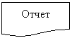 Блок-схема: документ: Отчет
