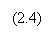 �������: (2.4)