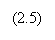 �������: (2.5)