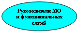 Овал: Руководители МО и функциональных служб