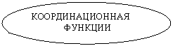 Овальная выноска: КООРДИНАЦИОННАЯ
ФУНКЦИИ