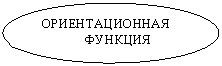 Овальная выноска: ОРИЕНТАЦИОННАЯ
ФУНКЦИЯ