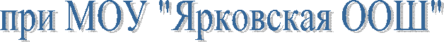 при МОУ "Ярковская ООШ"