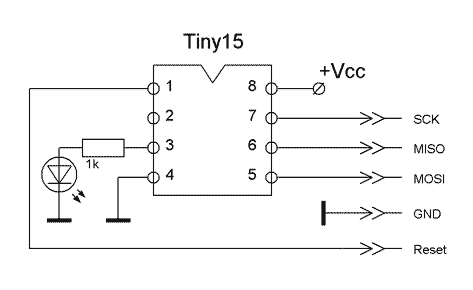 ���������� "�������" �� ATtiny15