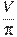 \frac{V}{\pi}