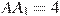 AA_1 = 4