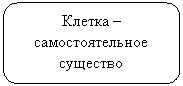 Скругленный прямоугольник: Клетка – самостоятельное существо