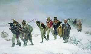 French retreat in 1812 by Pryanishikov.jpg