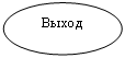 Овал: Выход