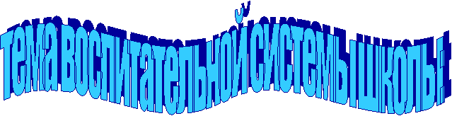 тема воспитательной системы школы: