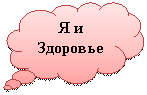 Выноска-облако: Я и Здоровье