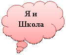 Выноска-облако: Я и Школа