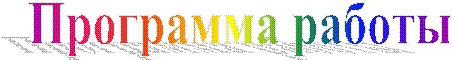 Программа работы