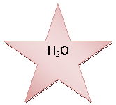 5-конечная звезда: H2O