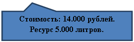 ������������� �������: ���������: 14.000 ������. ������ 5.000 ������.