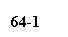 �������: 64-1