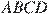 ABCD