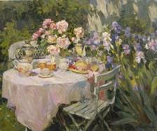 _YUriy_Krotov_CHaynuyy_stol_v_sadu