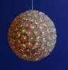 Описание: LED-FBPV Шар со светодиодными цветками би-колор