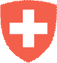 Fahne und Wappen der Schweiz