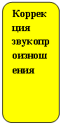 Скругленный прямоугольник: Коррекция звукопроизношения