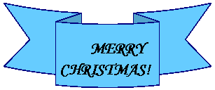 Круглая лента лицом вниз:
MERRY CHRISTMAS!