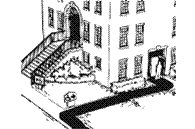 Perspective drawing of an existing building exterior with an inaccessible main entrance. The route to the alternative accessible entrance is clearly marked and the entrance must be able to be used independtly without assistance during the same hours as the main entrance.
