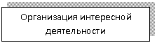 Подпись: Организация интересной деятельности
