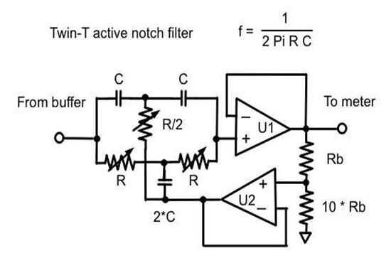 Twin-T notch filter