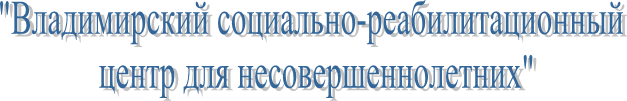 "Владимирский социально-реабилитационный
центр для несовершеннолетних"