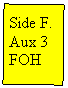 �������: Side F.

Aux 3

FOH



