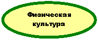 Овал: Физическая культура