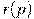 r(p)