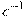 c^{-1} 