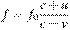 f =f_0 \frac{{c + u}}{{c - v}}