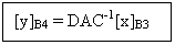 �������: [y]B4 = DAC-1[x]B3