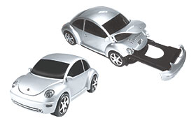 CD-проигрыватель и AM/FM радиоприемник NEW BEETLE серебристый