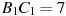 B_1C_1=7