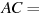 AC = 