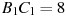 ��������: B_1C_1=8