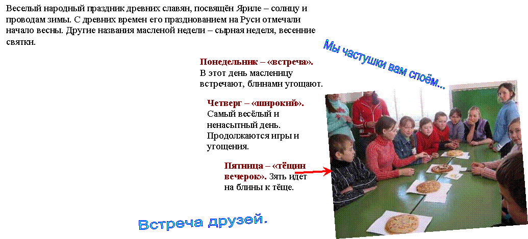 Мы частушки вам споём...,Встреча друзей.