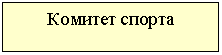 Зарезервировано: Комитет спорта