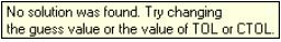 Error Message