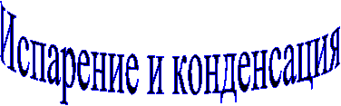 Испарение и конденсация