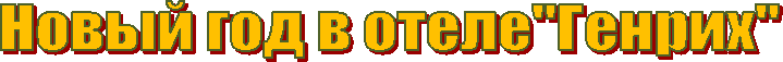 Новый год в отеле"Генрих"