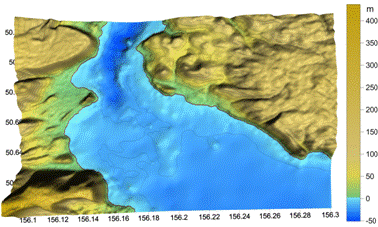 G:\Projects\2013\Obninsk\Bathymetry\Severo-Kurilsk\Calculation domain 3D.png